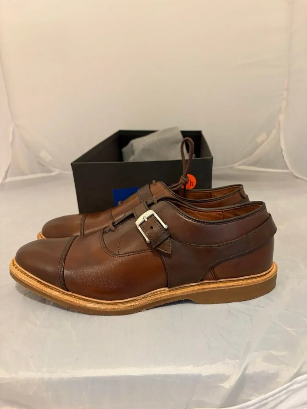 Allen Edmonds Park Avenue Velo Chill brown leather dress shoes men’s size 9.5